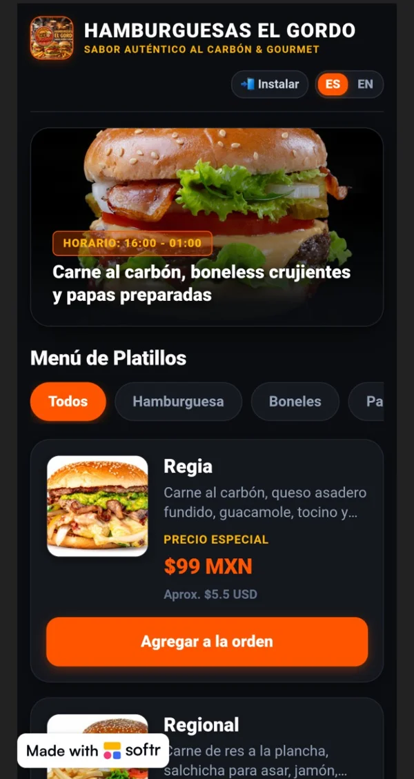 Vista previa de Hamburguesas El Gordo